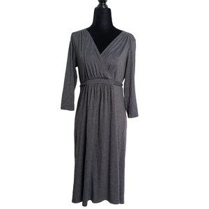MOTHERHOOD Dark Gray Maternity Dress S